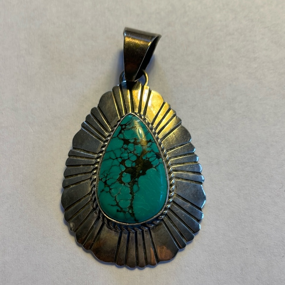 Marcella James, Navajo, jewelry pendant